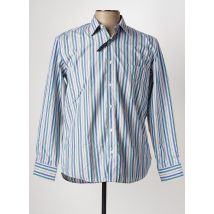 YVES ENZO - Chemise manches longues bleu en coton - Homme - Taille XXL - Modz