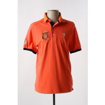 ARISTOW - Polo orange en coton - Homme - Taille M - Modz