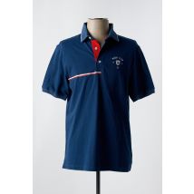 ARISTOW - Polo bleu en coton - Homme - Taille M - Modz