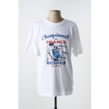 RUCKFIELD - T-shirt blanc en coton - Homme - Taille M - Modz