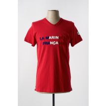 LA MARINIÈRE FRANÇAISE - T-shirt rouge en coton - Homme - Taille S - Modz