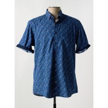 REDMOND - Chemise manches courtes bleu en coton - Homme - Taille L - Modz