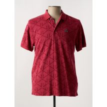 ARISTOW - Polo rouge en coton - Homme - Taille L - Modz