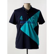 ARISTOW - Polo bleu en coton - Homme - Taille L - Modz