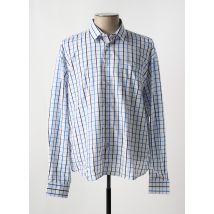 YVES ENZO - Chemise manches longues bleu en coton - Homme - Taille 6XL - Modz