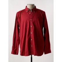 EL GANSO - Chemise manches longues rouge en coton - Homme - Taille XXL - Modz