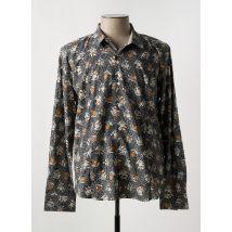 NUMEROLOGIE - Chemise manches longues noir en coton - Homme - Taille 3XL - Modz