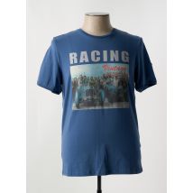 DELAHAYE - T-shirt bleu en coton - Homme - Taille XXL - Modz