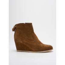 MYMA - Bottines/Boots marron en cuir - Femme - Taille 40 - Modz
