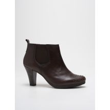 HISPANITAS - Bottines/Boots marron en cuir - Femme - Taille 41 - Modz