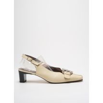 BERTIN - Sandales/Nu pieds beige en cuir - Femme - Taille 42 - Modz