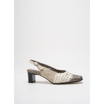 BERTIN - Sandales/Nu pieds beige en cuir - Femme - Taille 36 - Modz