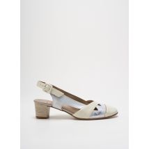 HASLEY - Sandales/Nu pieds beige en cuir - Femme - Taille 36 - Modz