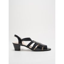 HASLEY - Sandales/Nu pieds noir en cuir - Femme - Taille 41 - Modz