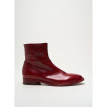 KING TARTUFOLI - Bottines/Boots rouge en cuir - Femme - Taille TU - Modz