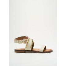 DICIOTTOPIU - Sandales/Nu pieds beige en cuir - Femme - Taille 40 - Modz