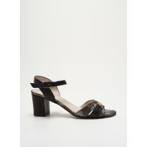HASLEY - Sandales/Nu pieds noir en cuir - Femme - Taille 40 - Modz