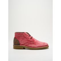 MCS - Bottines/Boots rouge en cuir - Homme - Taille 45 - Modz