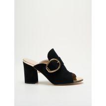 MODA DI FAUSTO - Mules/Sabots noir en cuir - Femme - Taille 38 - Modz