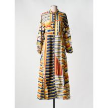 ORFEO - Robe longue jaune en viscose - Femme - Taille 36 - Modz