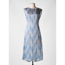 MUS & BOMBON - Robe mi-longue bleu en polyester - Femme - Taille 34 - Modz
