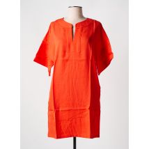 ORFEO - Robe courte orange en autre matiere - Femme - Taille 34 - Modz
