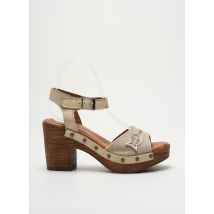 NEMONIC - Sandales/Nu pieds beige en cuir - Femme - Taille 38 - Modz