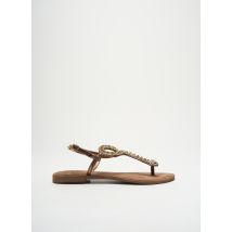SANTAFE - Tongs marron en cuir - Femme - Taille 40 - Modz