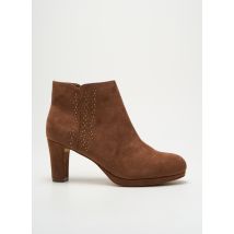 MARIAMARE - Bottines/Boots marron en textile - Femme - Taille 39 - Modz