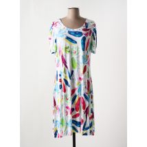 DOLCEZZA - Robe mi-longue blanc en viscose - Femme - Taille 40 - Modz