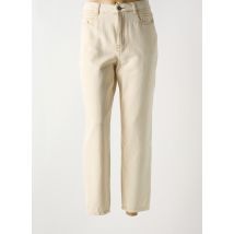 LOLA ESPELETA - Jeans coupe droite beige en coton - Femme - Taille 36 - Modz