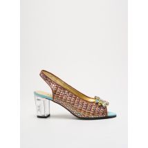 AZUREE - Sandales/Nu pieds marron en autre matiere - Femme - Taille 36 - Modz