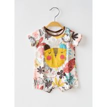 BOBOLI - Barboteuse blanc en coton - Garçon - Taille TU - Modz