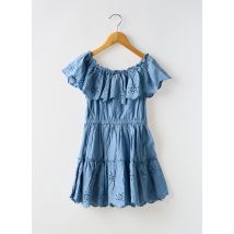 MAYORAL - Robe mi-longue bleu en coton - Fille - Taille TU - Modz