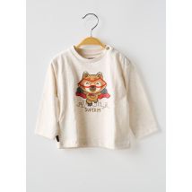 MAYORAL - T-shirt beige en coton - Garçon - Taille TU - Modz