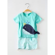 BOBOLI - Ensemble short bleu en coton - Garçon - Taille TU - Modz