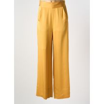 RABENS SALONER - Pantalon large jaune en viscose - Femme - Taille 36 - Modz