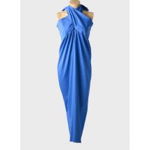 SANFASON - Combi-pantalon bleu en viscose - Femme - Taille 38 - Modz