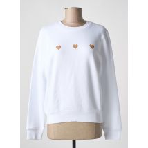 FAUBOURG 54 - Sweat-shirt blanc en coton - Femme - Taille 34 - Modz