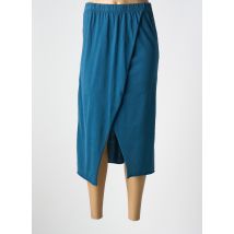 DROLATIC - Jupe mi-longue bleu en coton - Femme - Taille 34 - Modz