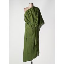 MARE DI LATTE - Robe longue vert en coton - Femme - Taille 34 - Modz