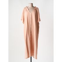 DROLATIC - Robe longue rose en coton - Femme - Taille 38 - Modz