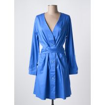 SANFASON - Robe courte bleu en viscose - Femme - Taille 36 - Modz
