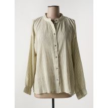 HOD - Chemisier beige en coton - Femme - Taille 40 - Modz