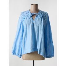 RABENS SALONER - Blouse bleu en coton - Femme - Taille 34 - Modz