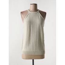BEAUMONT - Pull argent en viscose - Femme - Taille 40 - Modz