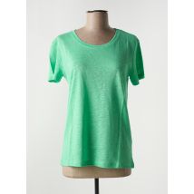 SECOND FEMALE - T-shirt vert en lin - Femme - Taille 34 - Modz