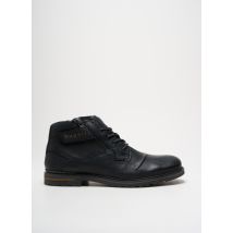 BUGATTI - Bottines/Boots noir en cuir - Homme - Taille 42 - Modz
