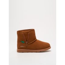 KICKERS - Bottines/Boots marron en cuir - Fille - Taille 31 - Modz