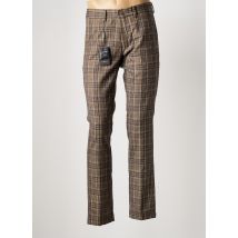 HAFNIUM - Pantalon slim marron en polyester - Homme - Taille 42 - Modz